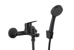 Armatura Sparc kád és zuhany csaptelep fali fekete 5414-510-81 (541451081)