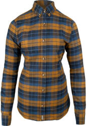 Jack Pyke Ladies Bleasdale flanel kockás női ing rozsdabarna-kék S (10) (JLSHIFLBLNAV10)