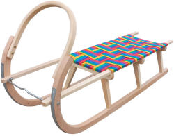 SPRINGOS 3 személyes fa szánkó, minőségi bükkfából - 125cm (SAN005-125)
