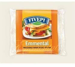  Топено сирене Ементал Fivepi слайс 120гр