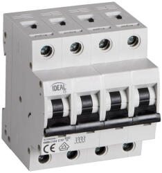 Kanlux 32602 KMB6-C10/4 kismegszakító, 4P, 10A, C karakterisztika, 6kA (Kanlux 32602) (32602)
