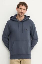 Calvin Klein pamut melegítőfelső sötétkék, férfi, sima, kapucnis, J30J327113 - kék XL
