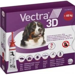 Ceva Vectra 3D Dog peste 40 Kg 3 pipete