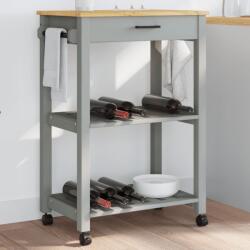 vidaXL Кухненска количка "MONZA" 60x40x88, 5 см борово дърво масив (376092)