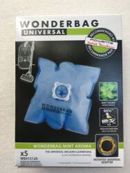 WONDERBAG Universal WB415120 mikroszálas porzsák - Menta aroma - 5 darab zsák