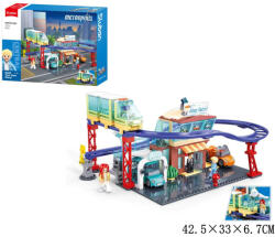 Sluban Metropolis - Busz shop építőjáték készlet (M38-B1262)
