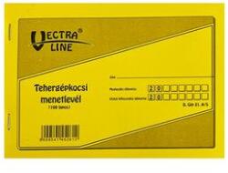 Vectraline Nyomtatvány tehergépjármű menetlevél VECTRALINE A/5 100 lapos (DGJ-21/A/5) - irodaszer