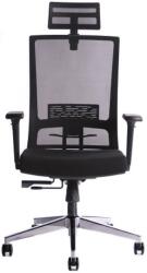 SEGO Ergonomikus irodai szék TECTON, fekete - 8 órás használatra