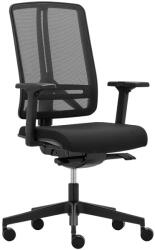 RIM Irodai szék FLEXI FX 1104.087, fekete, fejtámla nélkül, raktáron