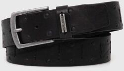 Pepe Jeans bőr öv KENT BELT fekete, férfi, PM021030 - fekete 105