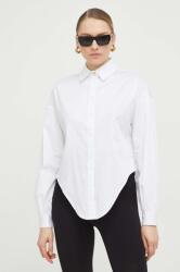 GUESS ing DEA női, galléros, fehér, relaxed, W4RH59 WE2Q0 - fehér M