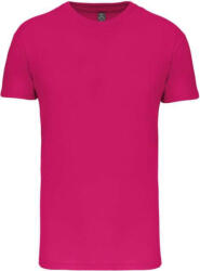 Kariban Férfi organikus rövid ujjú póló, Kariban KA3025IC, Fuchsia-M (ka3025icfu-m)