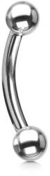  Banán piercing titánból és belső menettel