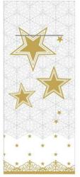 Mank Karácsonyi evőeszköztartós dekorszalvéta textilhatású "Vivien" 40x33 cm 1/8 hajtású 75 lap/csomag
