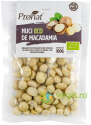 Pronat Foil Pack Nuci de Macadamia Crude Ecologice/Bio 100g