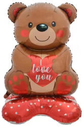 Maci 3D álló nagy lufi - partyzunk