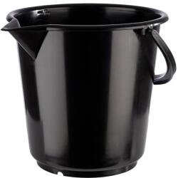 APS Galeata din polietilena neagra, capacitate 17 litri (30078)