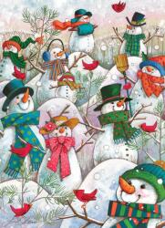 Cobble Hill - Puzzle Hill of a Lot of Snowmen 500 - 500 piese