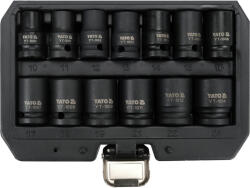 TOYA Gépi dugókulcs készlet 13 részes 1/2" 10-24 mm CrMo (YT-10251) (YT-10251)