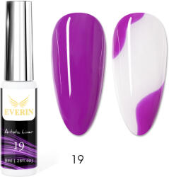 Everin Artistic Liner Gel EVERIN 8ml - 19 | Gel liner mov pentru contururi precise și modele nail art (ART-19)
