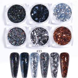 Everin Sclipici si paiete set 6 culori SYG-4 - SYG-4 - Everin. ro (SYG-4)