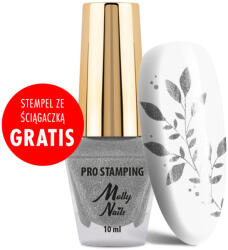 Molly Lac Oja Pentru Stampila Molly Lac PRO Stamping- Silver - Everin (ML-PS-S)