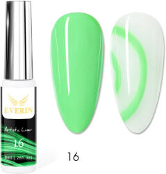 Everin Artistic Liner Gel EVERIN 8ml - 16 | Gel liner verde lime pentru nail art vibrant și contururi precise (ART-16)