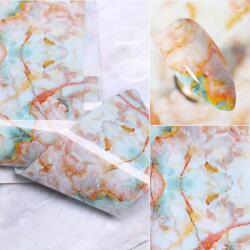 Everin Folie de transfer Marble BP-05 4x100 cm | Decor marmură pentru unghii (BP05)