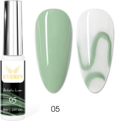 Everin Artistic Liner Gel EVERIN 8ml - 05 | Gel liner verde salvie pentru nail art și contururi precise (ART-05)
