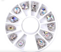 Everin Bijuterii Unghii cu Cristale Clare - Decor Nail Art Elegant SAF51 (SAF51)