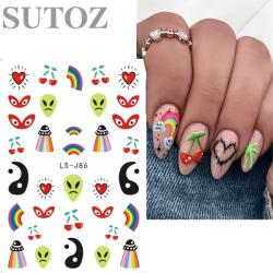 Everin Sticker Decor Unghii Halloween LS-J86 - LS-J84 - EVERIN (LS-J86)