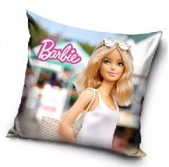 Carbotex Carbotex: Barbie: Stílusos párnahuzat, poliészter - 40 x 40 cm (BARB224009-VEL-PO)