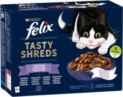 Purina Felix Shreds vegyes válogatás szószban nedves macskaeledel 12 x 80 g