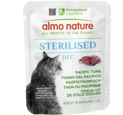 Almo Nature 24x50g Almo Nature HFC Sterilised csendes-óceáni tonhal nedves macskatáp