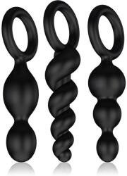 Satisfyer BOOTY CALL комплект анални разширители Black 3 бр
