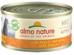 Almo Nature 70g 6x70g Almo Nature HFC Kitten csirke nedves macskatáp