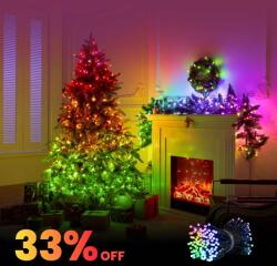 Yeelight Instalație luminoasă - lumini de Crăciun Yeelight Christmas String Lights, 10 metri, Bluetooth (YLYDD-0055)