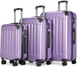 BONTOUR "vertical" 4 kerekes borönd 3db-os szett, rózsaszínes lila (120840-PinkishPurple) - vasbutor