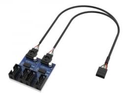 Akasa USB 2.0 (apa) - 4x USB 2.0 (anya) belső elosztó (AK-CBUB64-30BK)