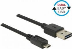 Delock Cablu DelockUSB 2.0 tip A la microUSB 2.0 3m Negru (83851)