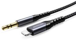 JOYROOM Audio Cable With Lightning Connector - сертифициран аудио кабел от Lightning към 3.5 мм. аудио жак (100см) (черен)