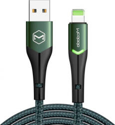 Mcdodo Cablu Mcdodo Magnificence Series Lightning Green 1.8m led indicator (CA-7844)