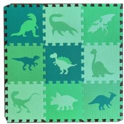 Medito Dinó mintás szivacs szőnyeg puzzle - 9 db-os