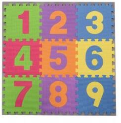 Medito Színes szivacs puzzle számokkal - 9 db-os