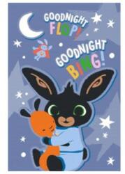 Halantex Bing és barátai: Jó éjszakát Bing! polár takaró - 100 x 150 cm