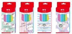 M&G Creioane colorate hexagonale pastelate M&G So Many Cats - Set de 12