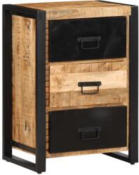 vidaXL Fiókszekrény 50x35x70 cm Tömör durva fa mangó (4013583)