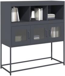 vidaXL antracit hidegen hengerelt acél tálalószekrény 100, 5x39x107 cm (853418) - vidaxl