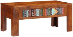 vidaXL tömör akácfa dohányzóasztal 90 x 50 x 40 cm (4016486)