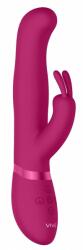 VIVE Vibrator Rabbit 3-in-1 Izara Rotating Beads Silicon Roz Vibrator